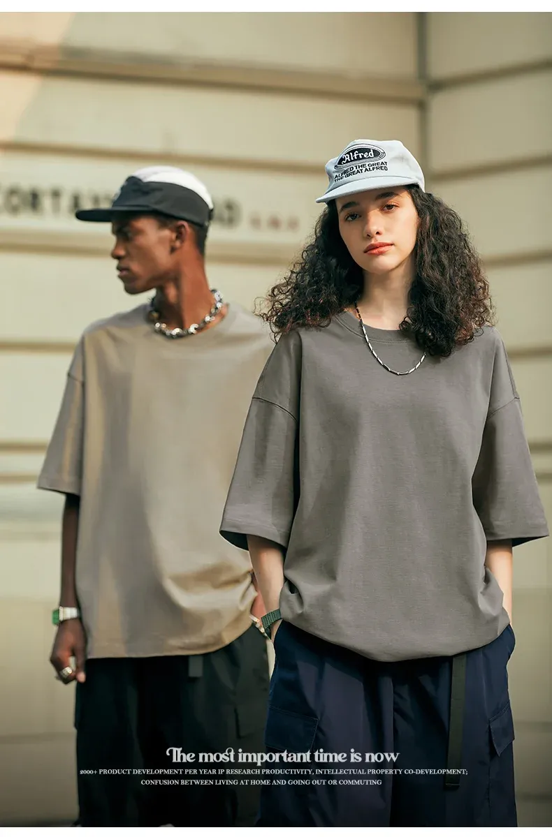 265G Heavyweight T-Shirt on model, image 4