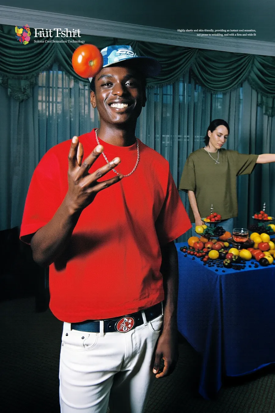 Fruit T-Shirt on model, image 3