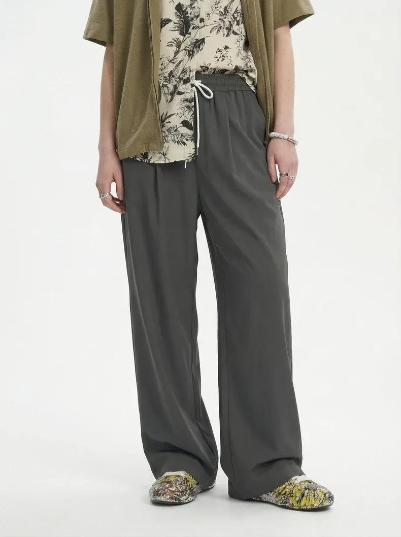 Street Plaid Quick-Dry Cooling Pants on model, image 3