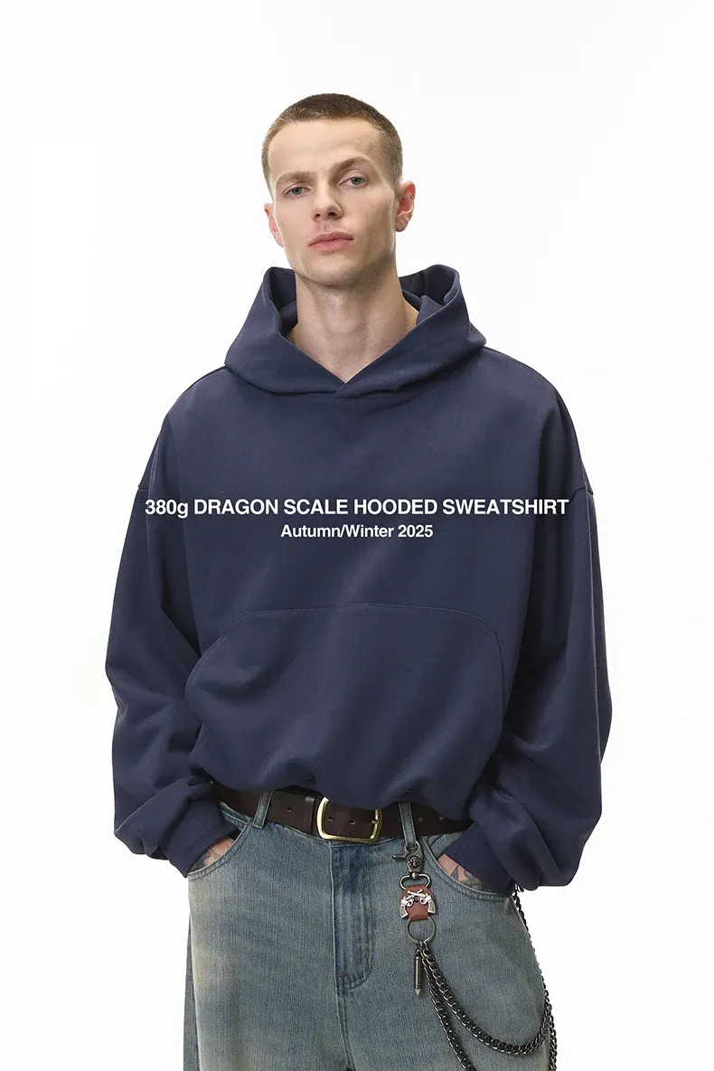 Dragon Scale Hoodie on model, image 1