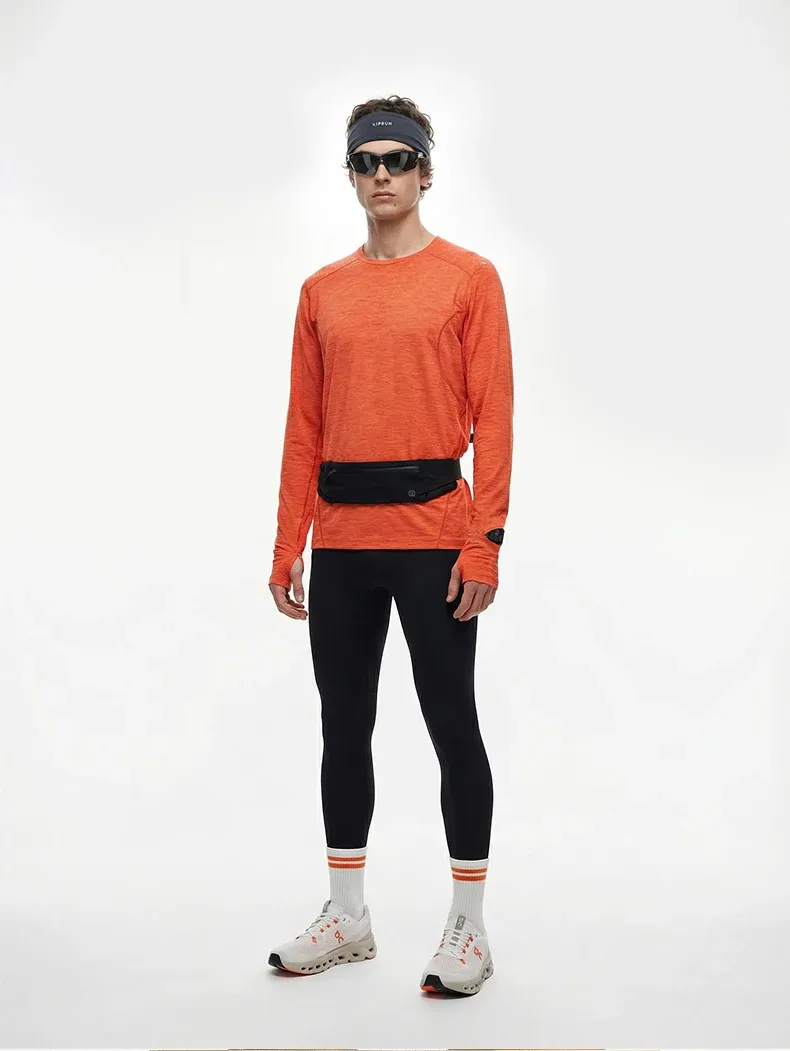 Quick-Dry Line Long Sleeve T-Shirt on model, image 5