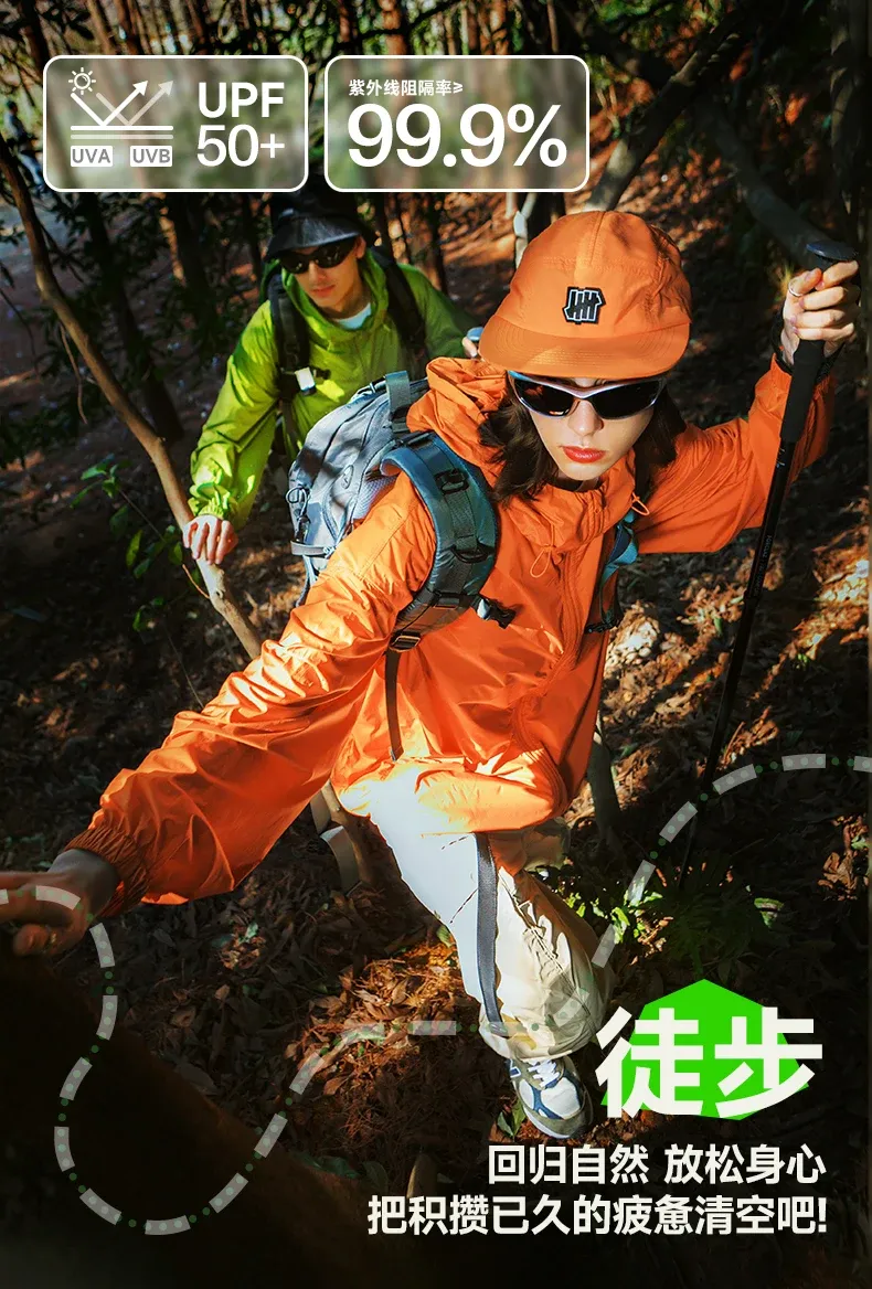 Teflon Triple-Protection Sun Jacket on model, image 1