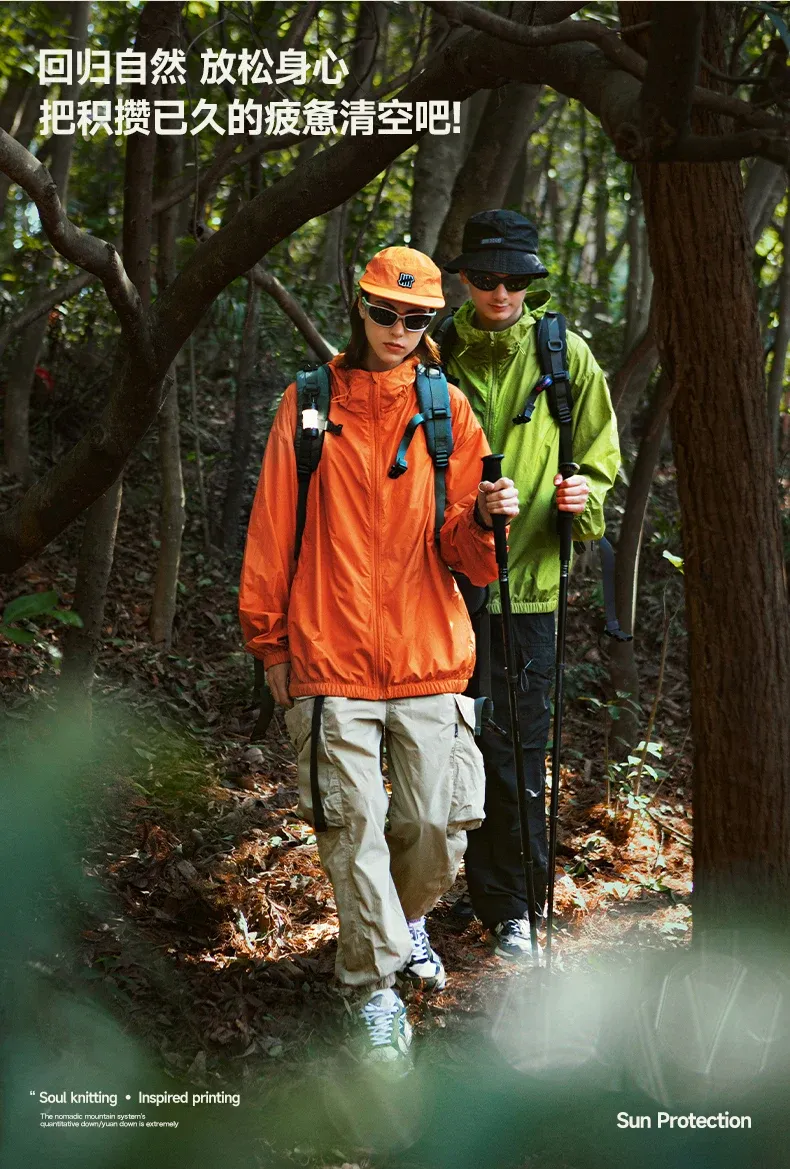 Teflon Triple-Protection Sun Jacket on model, image 2