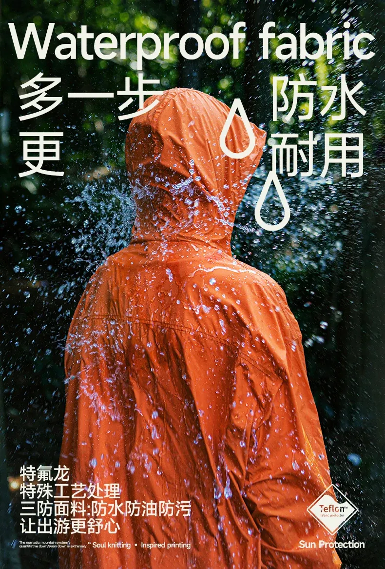 Teflon Triple-Protection Sun Jacket on model, image 3