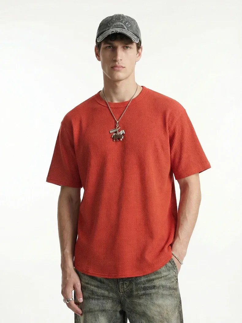 Waffle Performance T-Shirt on model, image 4